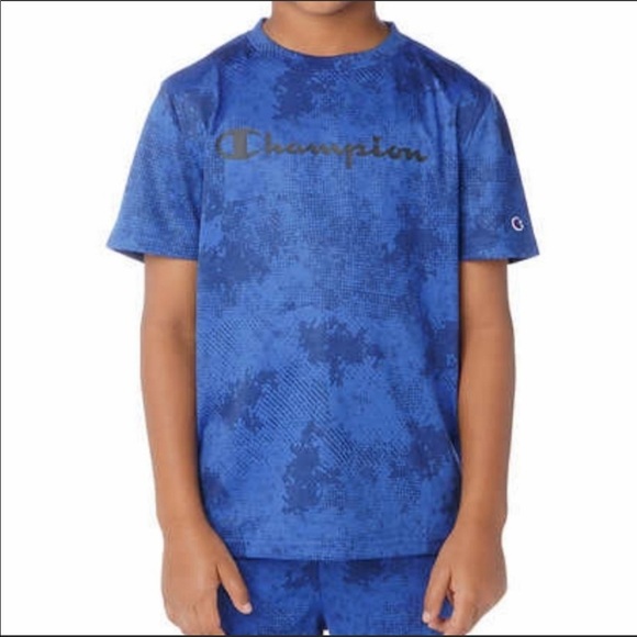 Champion 2 blue shirts Size:L boys - Picture 4 of 16